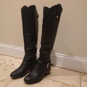 Steve Madden Rayfe Black Riding Boots (size 9)